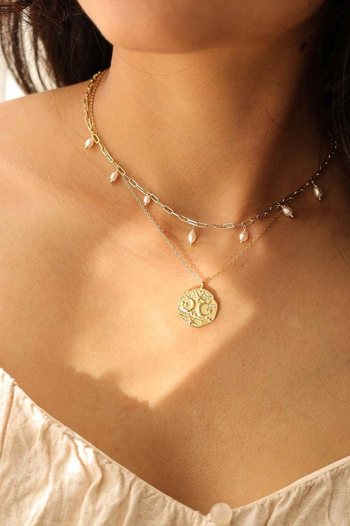 Celestial Coin Necklace