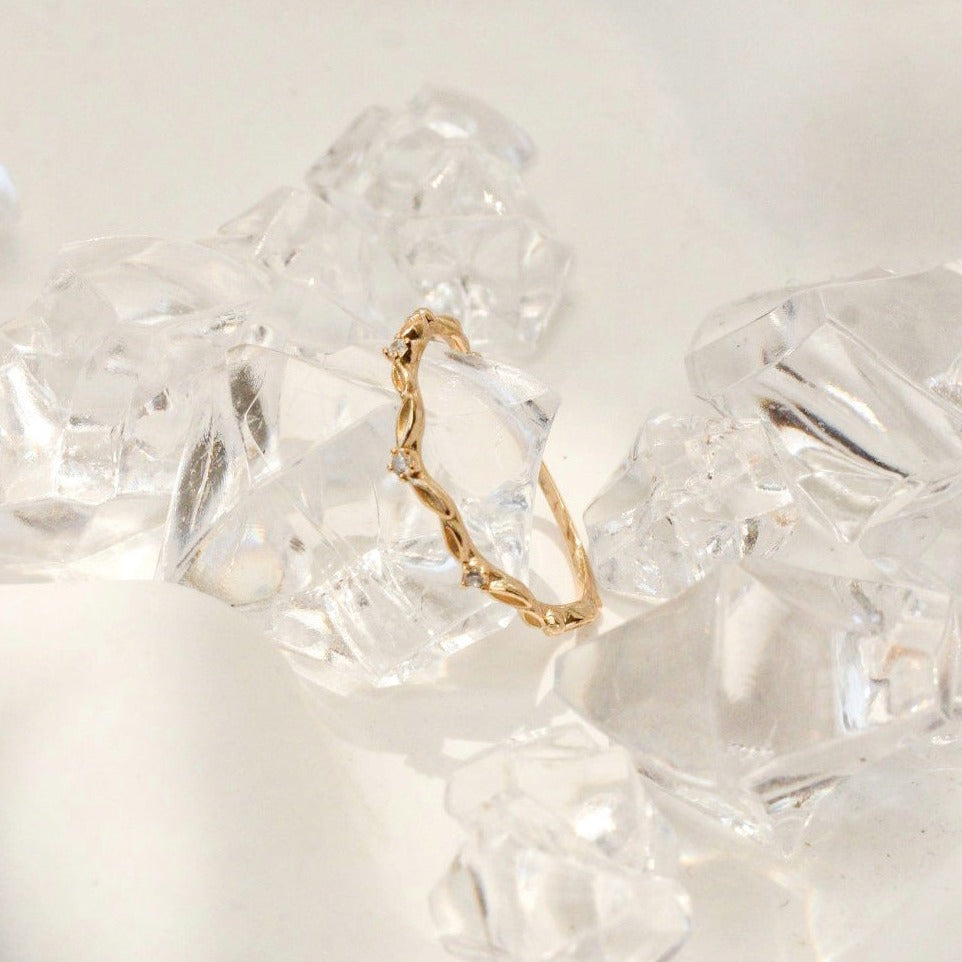 Dainty Spring Leaf Ring