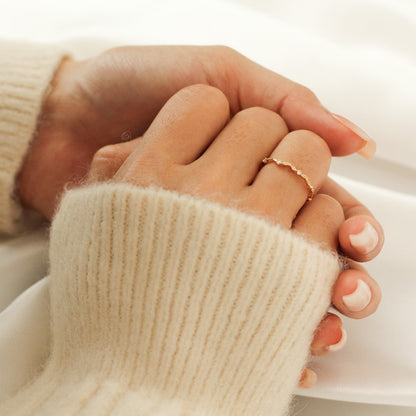 Dainty Spring Leaf Ring