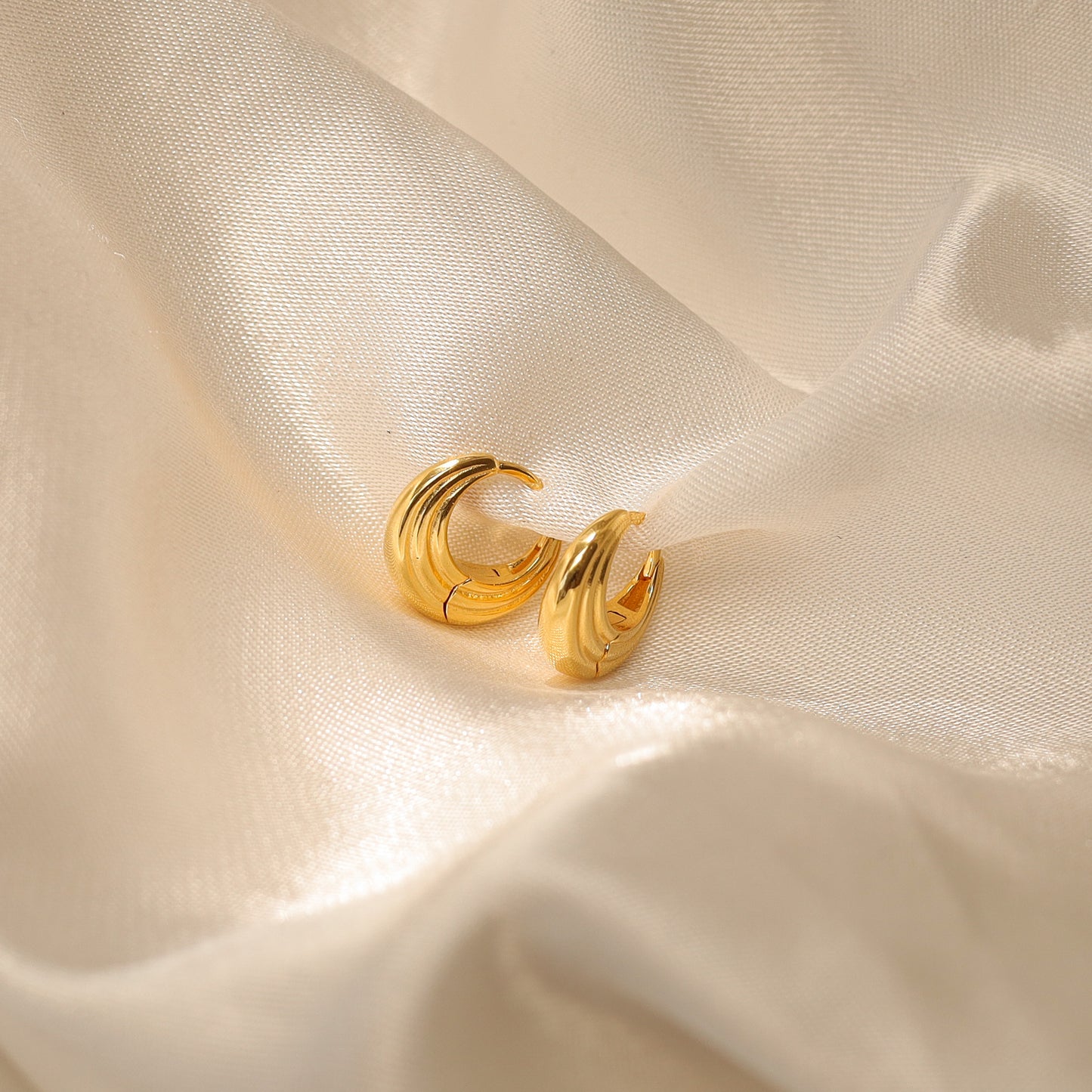 Textured Boho Hoop Earrings