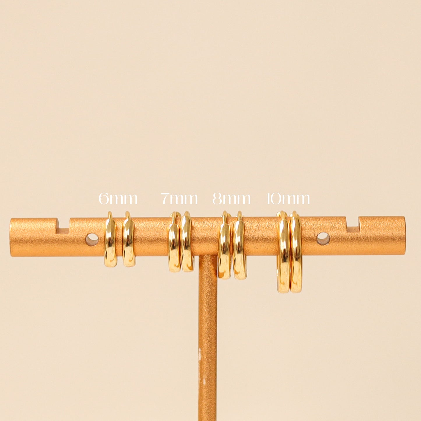 Minimalist Bold Hoop Earrings