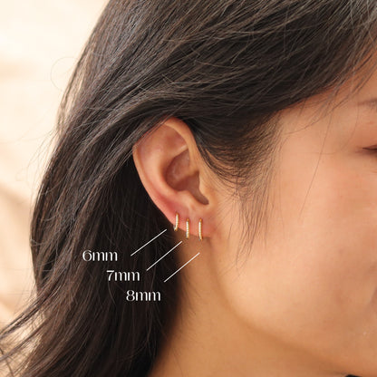 Minimalist Twist Hoop Earrings