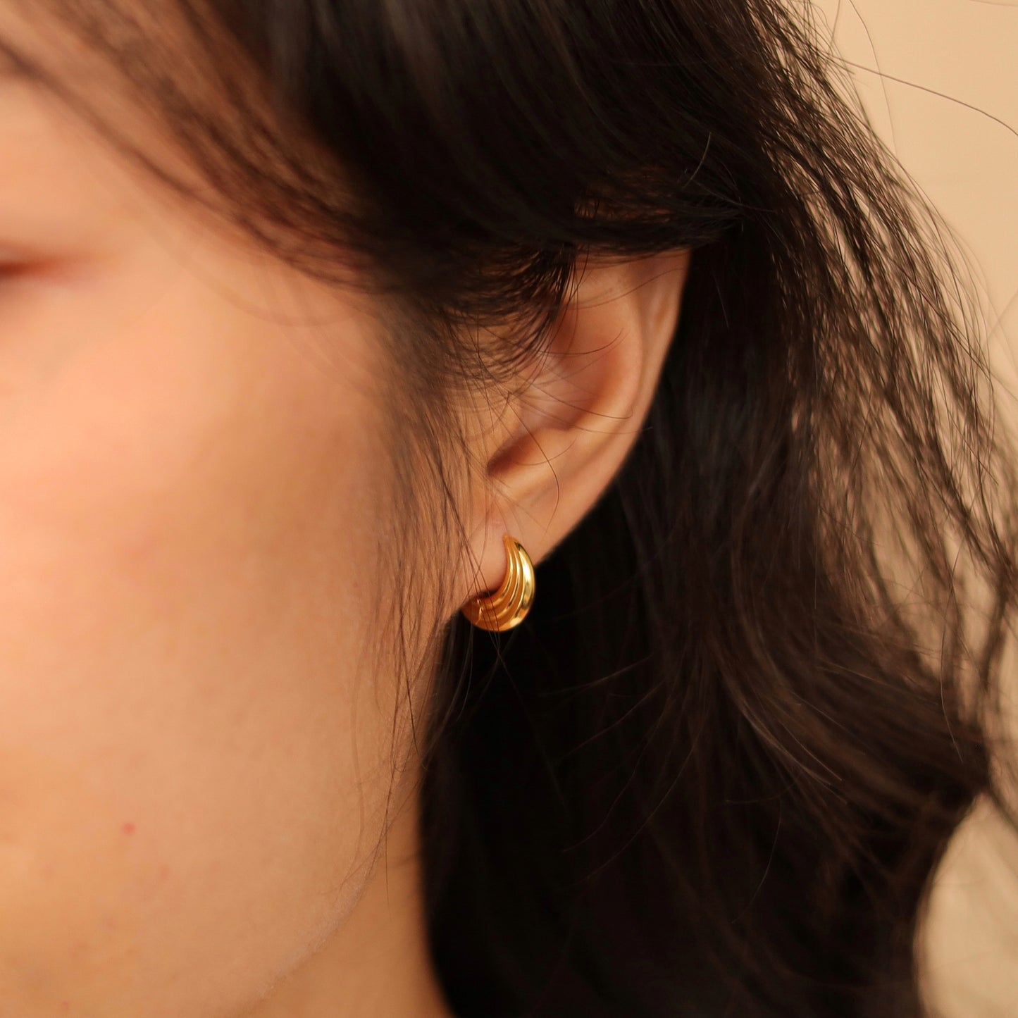 Textured Boho Hoop Earrings