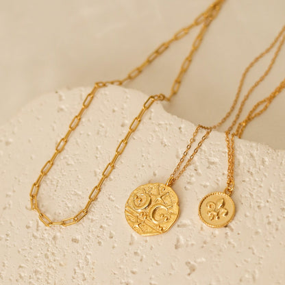 Celestial Coin Necklace