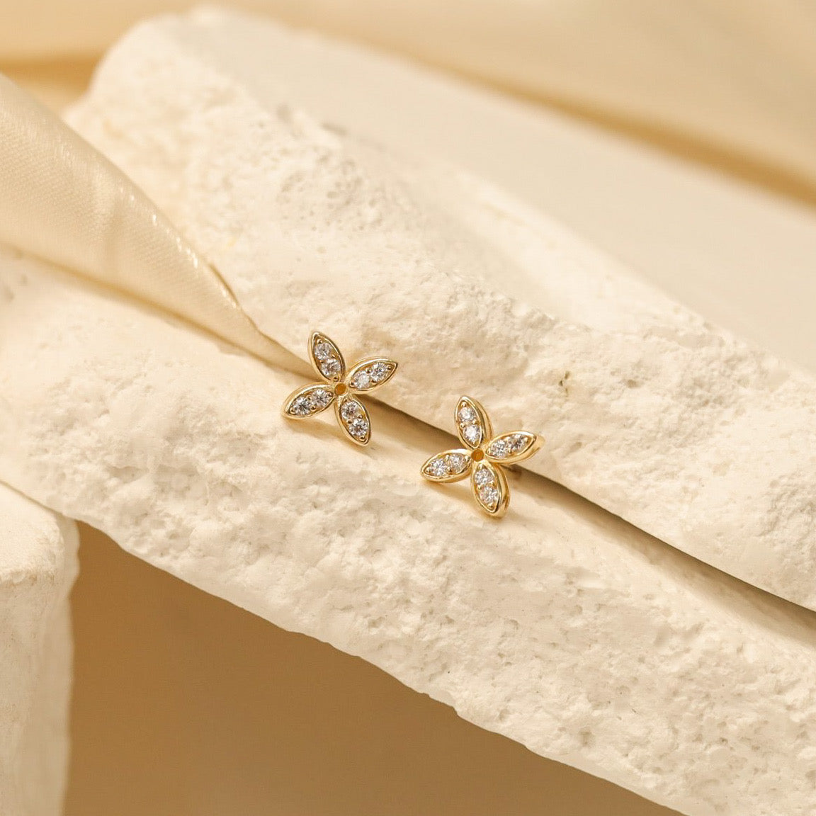 Flower Stud Earrings