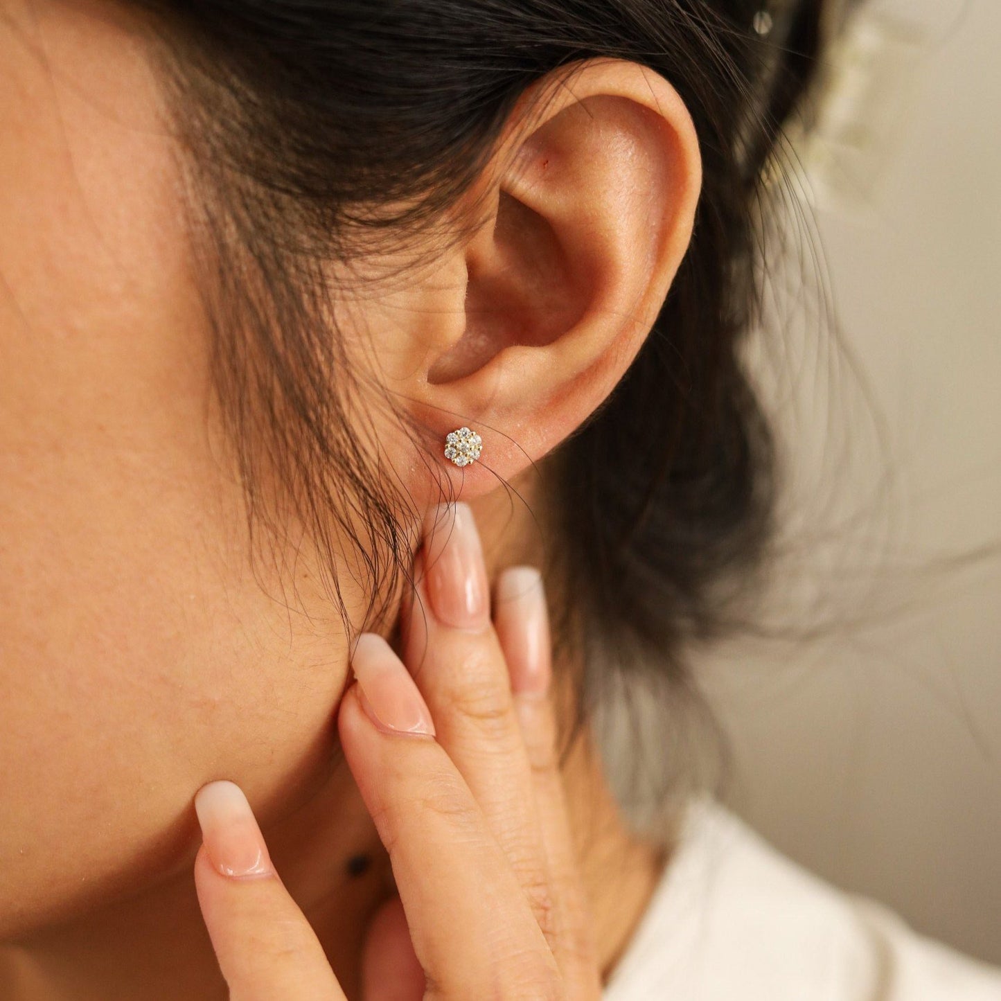 Dainty Floral Studs