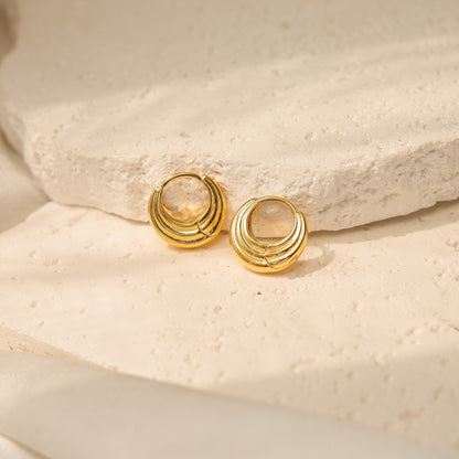 Textured Boho Hoop Earrings