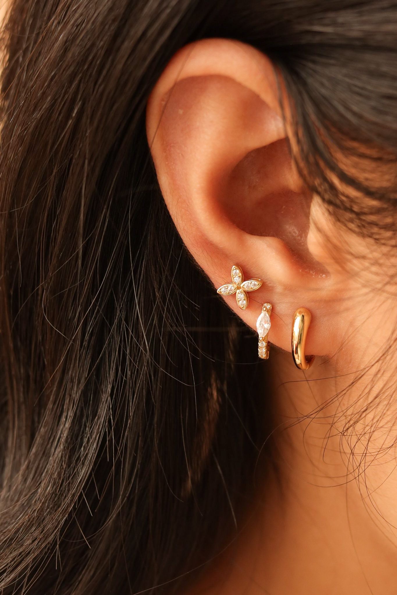 Flower Stud Earrings