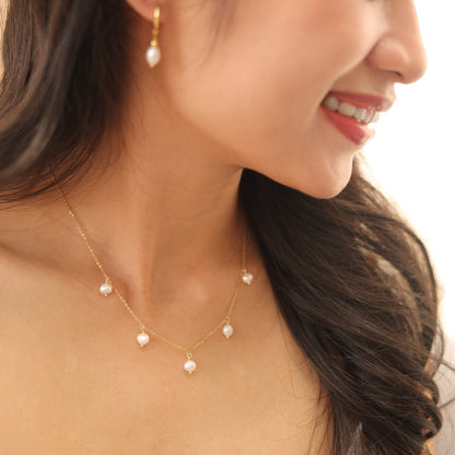 Baroque Pearls Tiny Chain