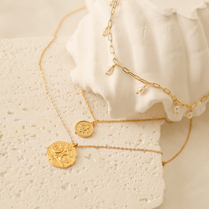 Celestial Coin Necklace
