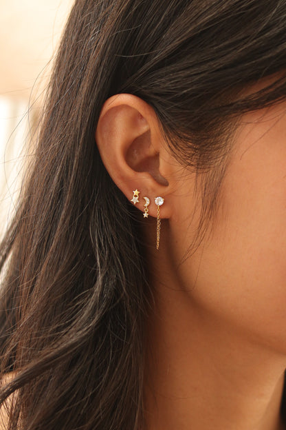Dainty Star Earring Set