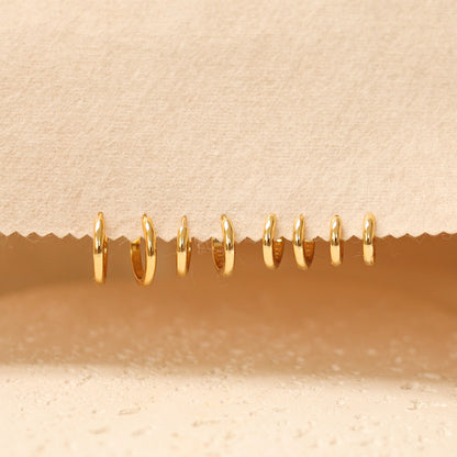 Minimalist Bold Hoop Earrings