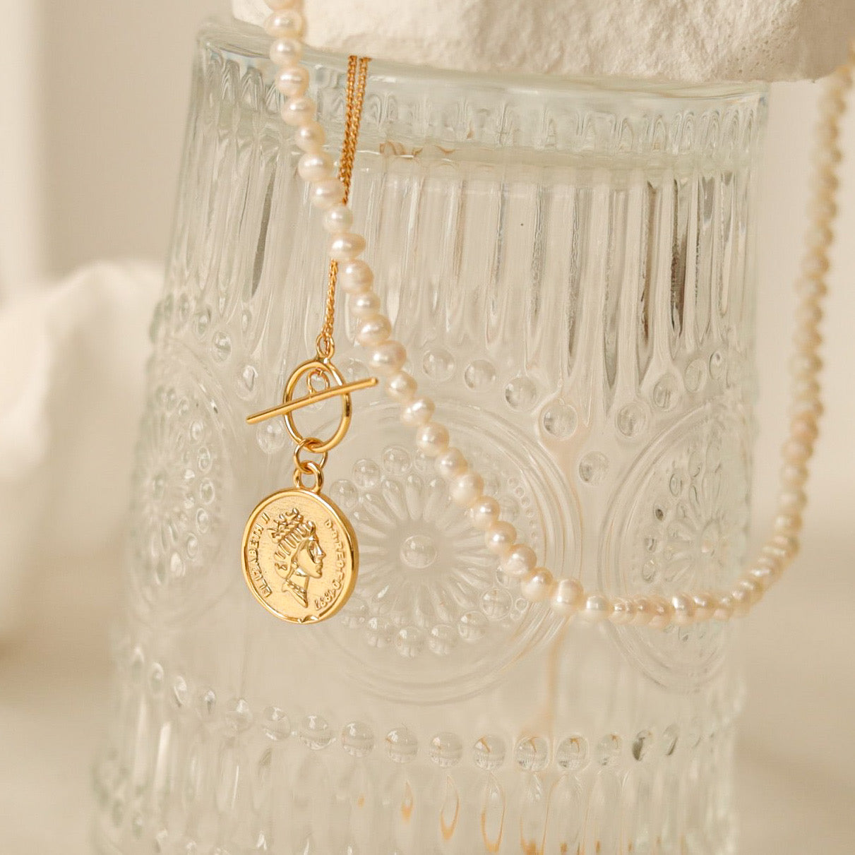 Antique Coin Necklace