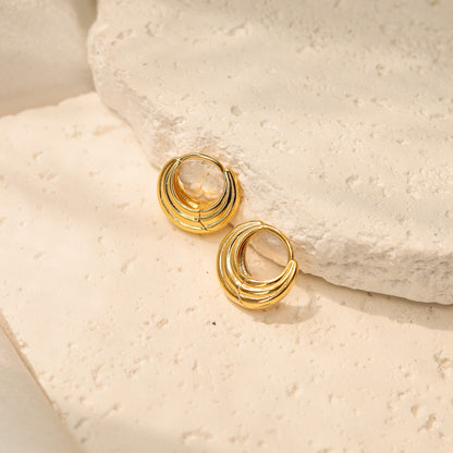 Textured Boho Hoop Earrings