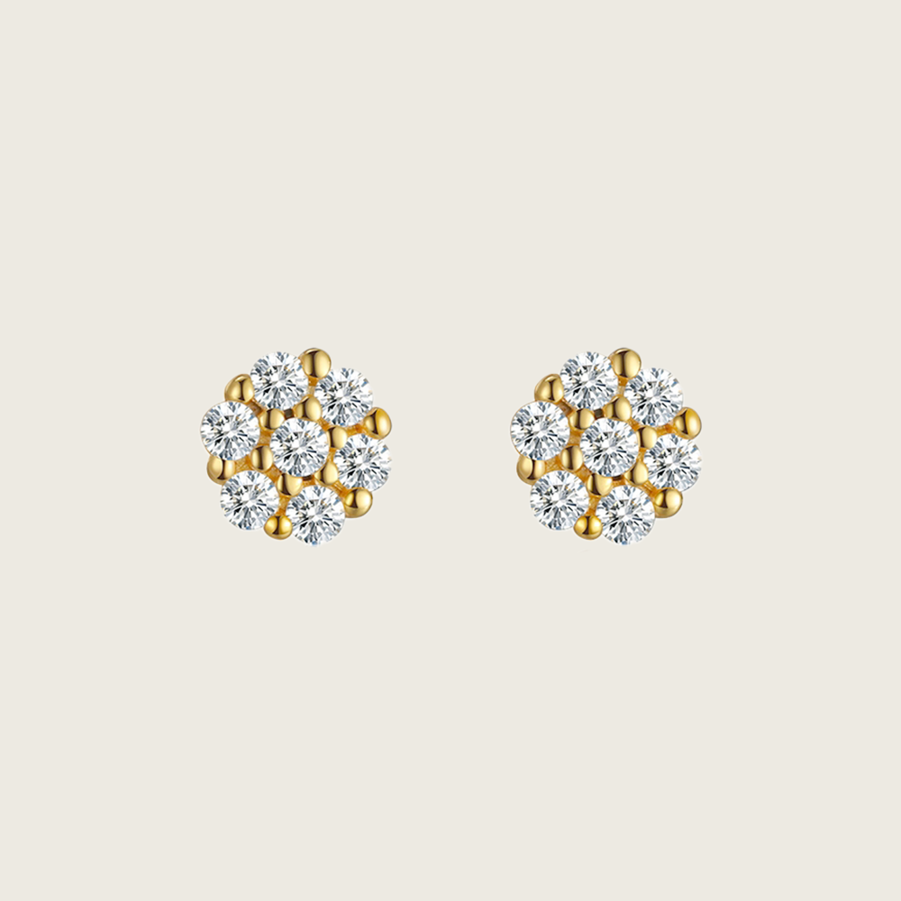 Dainty Floral Studs