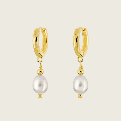 Tiny Pearl Drop Earrings