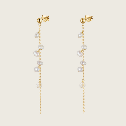 Dangle Mini Pearl Earrings