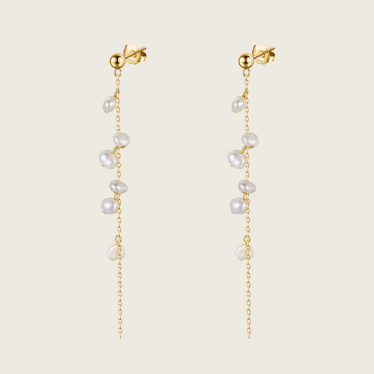 Dangle Mini Pearl Earrings