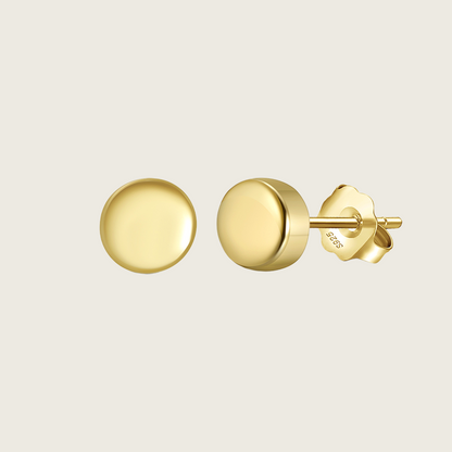 Mini Round Stud Earrings