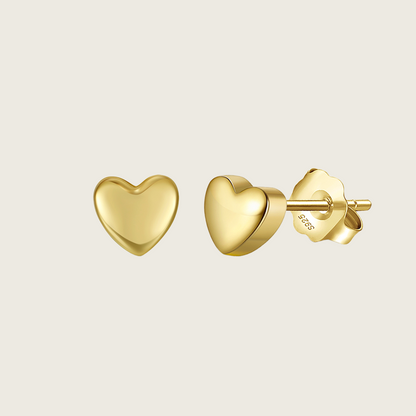Mini Heart Stud Earrings