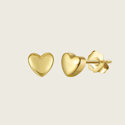 Mini Heart Stud Earrings