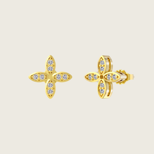 Flower Stud Earrings