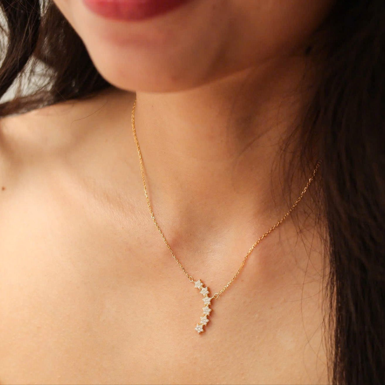 Lariat Star Necklace