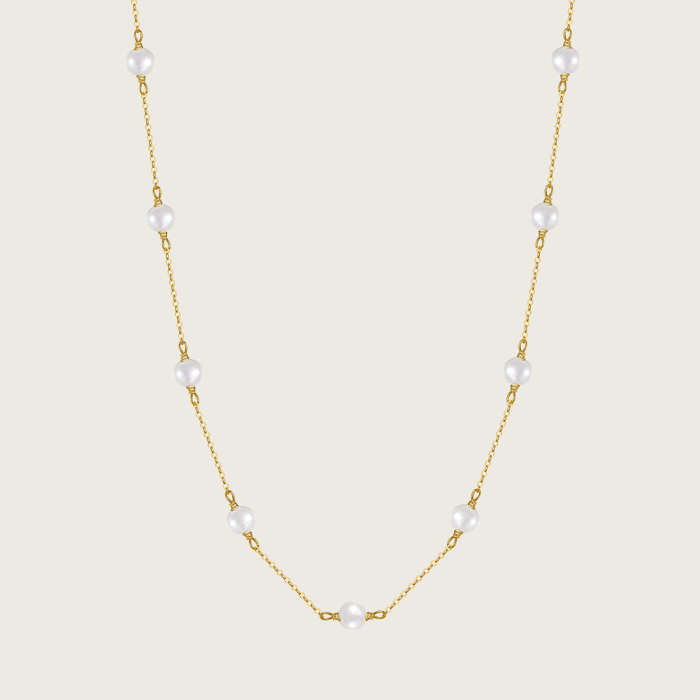 Baroque Pearls Tiny Chain