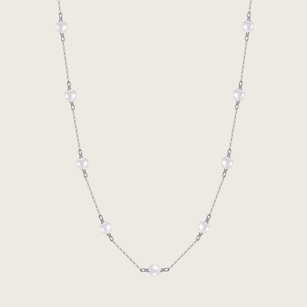 Baroque Pearls Tiny Chain