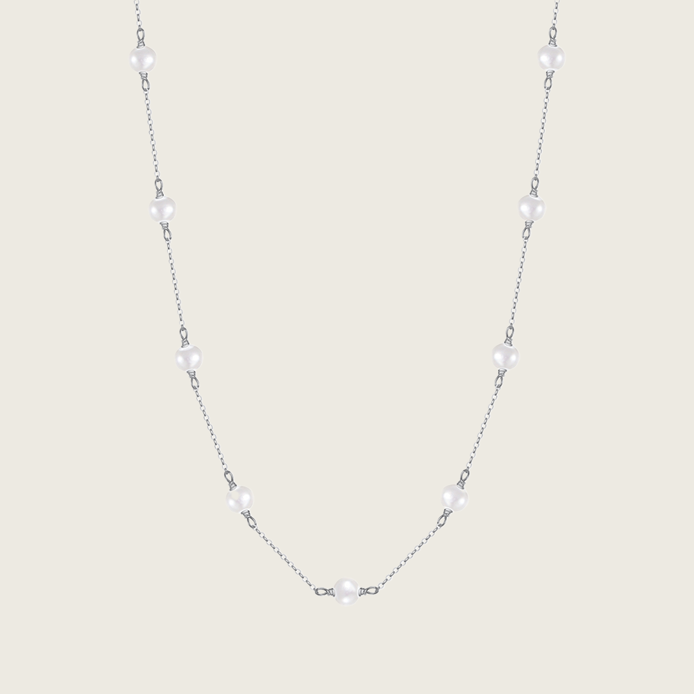 Baroque Pearls Tiny Chain