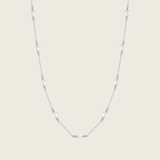 Baroque Pearls Tiny Chain