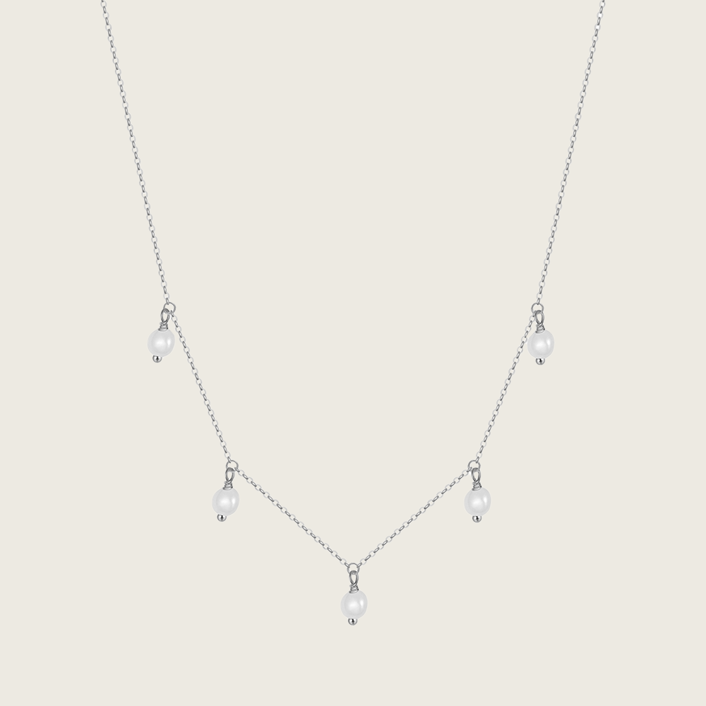 Baroque Pearls Tiny Chain