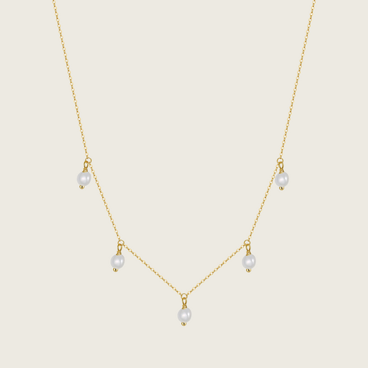Baroque Pearls Tiny Chain