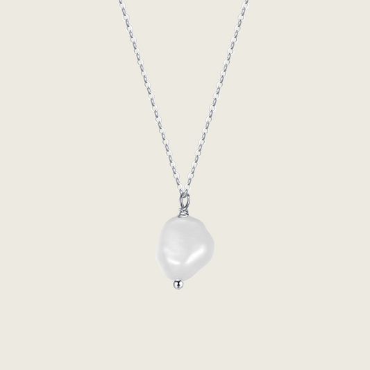 Baroque Pearl Drop Necklace