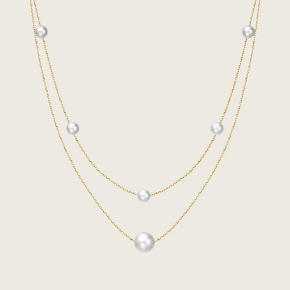 Layered Pearl Necklace