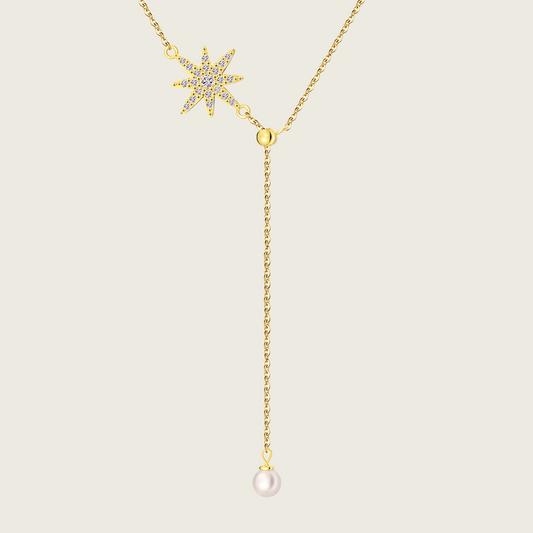 Star Lariat Y Shaped Necklace