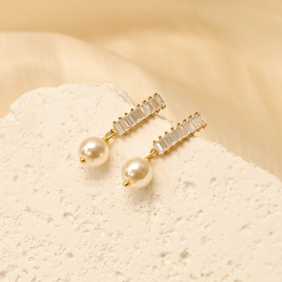 Pearl Dangle Earrings