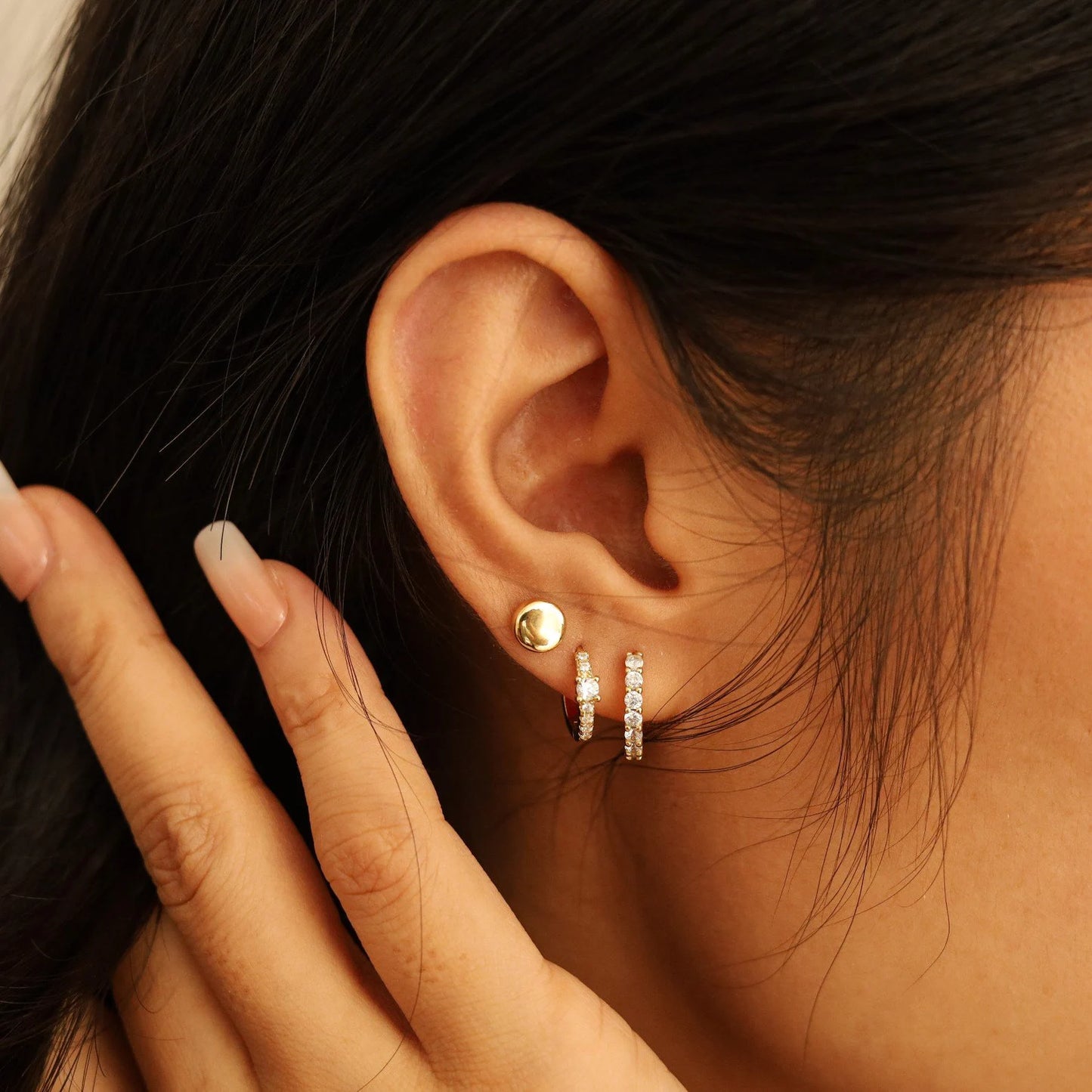 Triple Dainty Stud Set