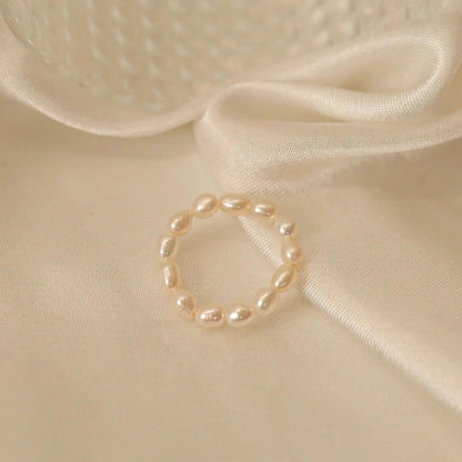 Freshwater Rice Pearl Ring