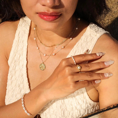 Freshwater Rice Pearl Ring